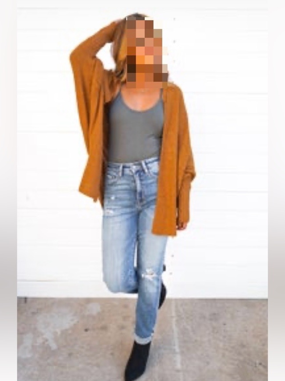 Staccato Rich Brown Knit Cardigan